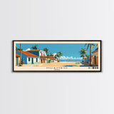 Huambo, Angola Panoramic Canvas Print, Huambo, Angola Painting, Angola Art, Huambo Travel Poster, Travel Art, Vacation Gift