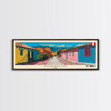 Huanuco, Peru Panoramic Canvas Print, Huanuco, Peru Painting, Peru Art, Huanuco Travel Poster, Travel Art, Guest Room Painting