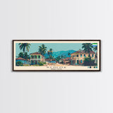 Kenema, Sierra Leone Panoramic Canvas Print, Kenema, Sierra Leone Painting, Sierra Leone Art, Kenema Travel Poster, Travel Art, Vacation Gift