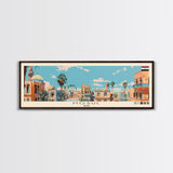 Mosul, Iraq Panoramic Canvas Print, Mosul, Iraq Painting, Iraq Art, Mosul Travel Poster, Travel Art, Housewarming Gift
