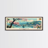 Nansana, Uganda Panoramic Canvas Print, Nansana, Uganda Painting, Uganda Art, Nansana Travel Poster, Travel Art, Guest Room Painting