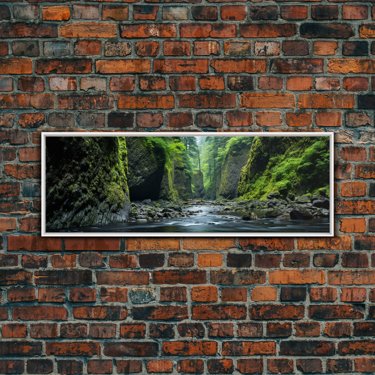 Panoramic Print of Oneonta Gorge Columbia River Extra Large Wall Art, Panoramic Wall Art, Panoramic Landscape Print, Landscape Photography