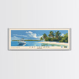Cat Island, Bahamas Panoramic Beach Print, Vacation Gift, Bahamas Wall Art, Beach Painting, Beach Decor, Beach Painting