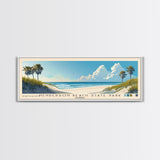 Henderson Beach State Park, Florida Panoramic Print, Vacation Gift, Florida Wall Art, Vacation Wall Art, Vacatation Memories, Beach Decor, Beach Or Lakehouse Art