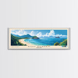 Koh Phayam, Thailand Panoramic Print, Vacation Gift, Thailand Wall Art, Beach Painting, Beach Decor, Beach Or Lakehouse Art