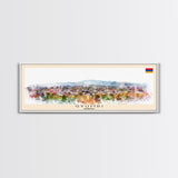 Gyumri Armenia Travel Print Wall Art, Panoramic City Art, Travel Art, Wall Decor, Vacation Gift, Framed Canvas Print Or Metal Art
