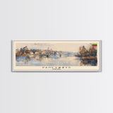 Panevys Lithuania Travel Print Wall Art, Panoramic City Art, Travel Art, Wall Decor, Vacation Gift, Framed Canvas Print Or Metal Art