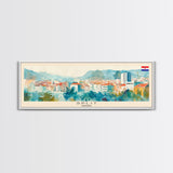 Split Croatia Travel Print Wall Art, Panoramic City Art, Travel Art, Wall Decor, Vacation Gift, Framed Canvas Print Or Metal Art