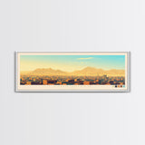 Omdurman,  Sudan Panoramic Travel Poster Canvas Print, Omdurman,  Sudan Painting,  Sudan Art, Omdurman Travel Art, Guest Room Painting