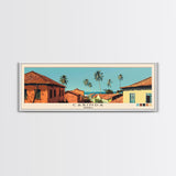 Cabinda, Angola Panoramic Canvas Print, Cabinda, Angola Painting, Angola Art, Cabinda Travel Poster, Travel Art, Vacation Gift