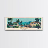 Kenema, Sierra Leone Panoramic Canvas Print, Kenema, Sierra Leone Painting, Sierra Leone Art, Kenema Travel Poster, Travel Art, Vacation Gift