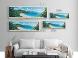 Brewer’s Beach, US Virgin islands Panoramic Print, Vacation Gift, US Virgin islands Wall Art, Beach Painting, Beach Decor, Beach Or Lakehouse Art
