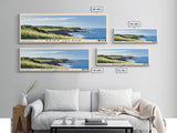 Brier Island, Canada Panoramic Beach Print, Vacation Gift, Canada Wall Art, Beach Painting, Beach Decor, Beach Painting