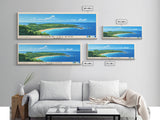 Corn Island, NICARAGUA Panoramic Print, Vacation Gift, NICARAGUA Wall Art, Beach Painting, Beach Decor, Beach Or Lakehouse Art