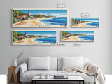 Costalegre, Mexico Panoramic Print, Vacation Gift, Mexico Wall Art, Beach Painting, Beach Decor, Beach Or Lakehouse Art