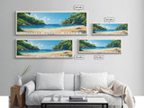 Gertak Sanggul Beach, Malasyia Panoramic Print, Vacation Gift, Malasyia Wall Art, Vacation Wall Art, Vacatation Memories, Beach Decor, Beach Or Lakehouse Art