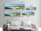 Gonubie Beach, South Africa Panoramic Print, Vacation Gift, South Africa Wall Art, Vacation Wall Art, Vacatation Memories, Beach Decor, Beach Or Lakehouse Art