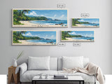 Hiriketiya, Sri Lanka Panoramic Print, Vacation Gift, Sri Lanka Wall Art, Vacation Wall Art, Vacatation Memories, Beach Decor, Beach Or Lakehouse Art