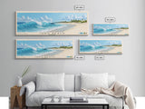 Jaws Beach, Bahamas Panoramic Print, Vacation Gift, Bahamas Wall Art, Vacation Wall Art, Vacatation Memories, Beach Decor, Beach Or Lakehouse Art
