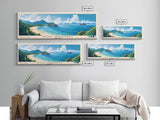 Koh Phayam, Thailand Panoramic Print, Vacation Gift, Thailand Wall Art, Beach Painting, Beach Decor, Beach Or Lakehouse Art