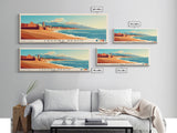 Legzira Beach, Morocco Panoramic Beach Print, Vacation Gift, Morocco Wall Art, Beach Painting, Beach Decor, Beach Painting