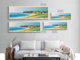 Magdalen Islands, Canada Panoramic Print, Vacation Gift, Canada Wall Art, Beach Painting, Beach Decor, Beach Or Lakehouse Art