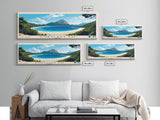 Wineglass Bay, Tasmania Panoramic Print, Vacation Gift, Tasmania Wall Art, Vacation Wall Art, Vacatation Memories, Beach Decor, Beach Or Lakehouse Art