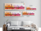 Bologna Italy Wall Art, Panoramic Travel Poster, Panoramic Framed Canvas Print, City Wall Art, Wall Hanging Home Decor, Travel Art