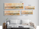 Braga Portugal Travel Art, City Art, Framed Canvas Print or Metal Wall Art, Europe Travel Poster, Panoramic Wall Art, Extra Wide Wall Art