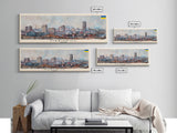 Mariupol Ukraine Wall Art, Panoramic Travel Poster, Panoramic Framed Canvas Print, City Wall Art, Wall Hanging Home Decor, Travel Art