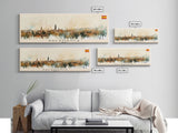 Salamanca Spain Travel Print Wall Art, Panoramic City Art, Travel Art, Wall Decor, Vacation Gift, Framed Canvas Print Or Metal Art