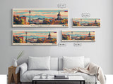 Kemerovo Russia Travel Print Wall Art, Panoramic City Art, Travel Art, Wall Decor, Vacation Gift, Framed Canvas Print Or Metal Art