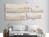 The White Desert Travel Print Wall Art, Travel Poster Print, Retro Style COUNTRY Home Decor, Wall Hanging, Travel Gift Idea, Unique Metal Art