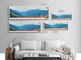 Chincha, Peru Travel Poster Panoramic Canvas Print, Chincha, Peru Painting, Peru Art, Chincha Travel Art, Guest Room Painting