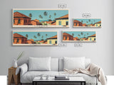 Cabinda, Angola Panoramic Canvas Print, Cabinda, Angola Painting, Angola Art, Cabinda Travel Poster, Travel Art, Vacation Gift