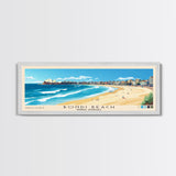 Bondi Beach, Sydney, Australia Panoramic Print, Vacation Gift, Sydney, Australia Wall Art, Beach Painting, Beach Decor, Beach Or Lakehouse Art
