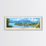 Chiemsee, Germany Panoramic Print, Vacation Gift, Germany Wall Art, Beach Painting, Beach Decor, Beach Or Lakehouse Art