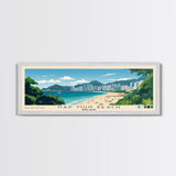 Hap Mun Beach, Hong Kong Panoramic Print, Vacation Gift, Hong Kong Wall Art, Vacation Wall Art, Vacatation Memories, Beach Decor, Beach Or Lakehouse Art