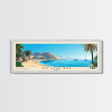 Na’ama Bay, Egypt Panoramic Beach Print, Vacation Gift, Egypt Wall Art, Beach Painting, Beach Decor, Beach Painting