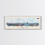 Ulyanovsk Russia Travel Art, City Art, Framed Canvas Print or Metal Wall Art, Europe Travel Poster, Panoramic Wall Art, Extra Wide Wall Art