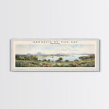 Gardens by the Bay COUNTRY | Framed Travel Poster Canvas Print | Trendy Wall Art | Watercolor Painting | Living Room Art | Unique Art