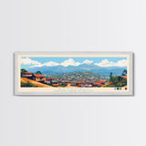 Butembo, Congo Panoramic Travel Poster Canvas Print, Butembo, Congo Painting, Congo Art, Butembo Panoramic Travel Art, Travel Painting