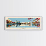 Kanata, Canada Panoramic Canvas Print, Kanata, Canada Painting, Canada Art, Kanata Travel Poster, Travel Art, Guest Room Painting