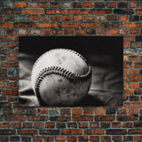 Framed Baseball Print, Black and White Baseball Picture, Sports Wall Decor, Boys Room Wall Decor, Baseball Player Gift, Baseball Nursery Art