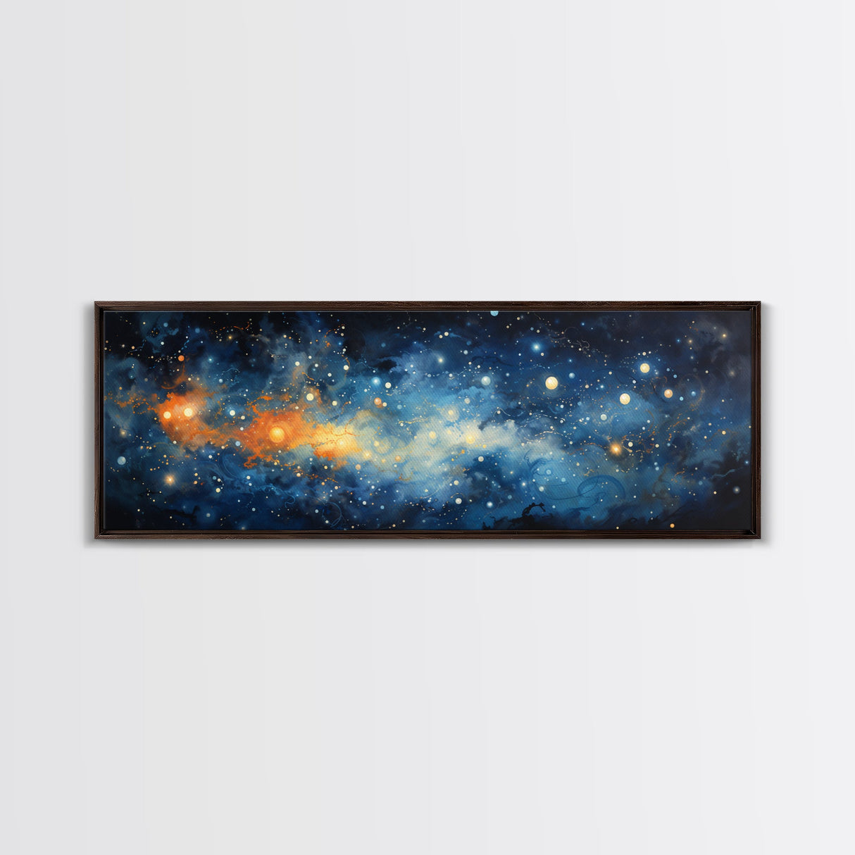 Framed Canvas Print Of The Universe, Space Exploration, Galaxy Print, Astronomical Gift, Room Decor, FREE SHIPPING
