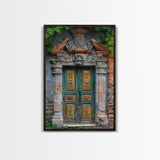 Change223 Colorful Indian Architecture Canvas Print, Traditional Art if India, Photography Print, Indian Wall Art, Living Room Decor
