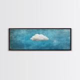 The Cloud - Modern Wall Art - Boho Art - Minimalist Art - Home Decor - Gift Idea - Canvas Wall Art - Overszied Art - Panoramic Art