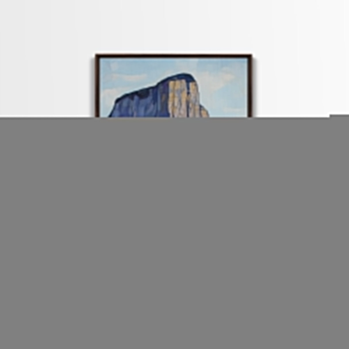 Fall In The Mountains Framed Canvas Print, Housewarming Gift, Boho Landscape Painting, Autumn Wall Art, Top Selling Wall Art