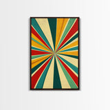 Space Travel Abstract Canvas Wall Art, Mid Century Modern Original Art Print, Large Oil Painting Print Oversized Framed Art