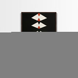 Retro Mid-Century Modern Diamond Art Canvas Print, MCM Style Home Decor